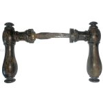 Türdrücker Horndrücker Kastenschloss antik 1910 alt 8er Vk