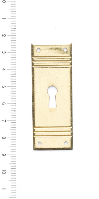 Schlüsselblende Möbel Messing alt 22 Möbelbeschlag antik