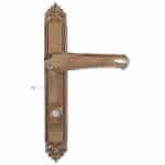 Halbe Drückergarnitur antik Türdrücker repro links rechts 36x262-78mm Italien