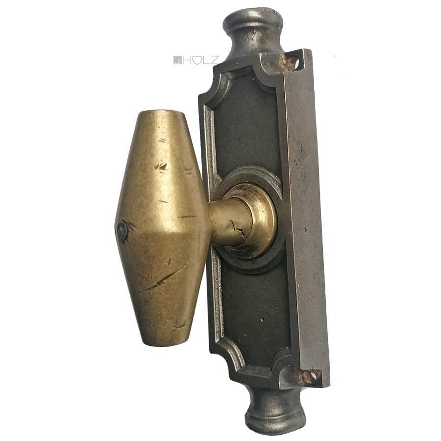 Basküle Fenstergetriebe antik Fenstergriff Rhombus alt 8er Stange