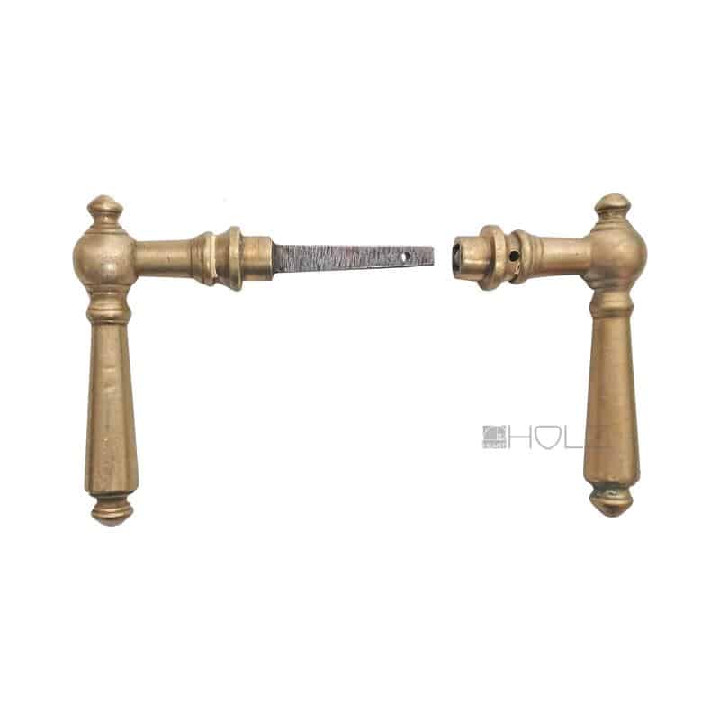 Türdrücker antik alt Türklinken Kugel Messing 16.3 mm 9er Vk