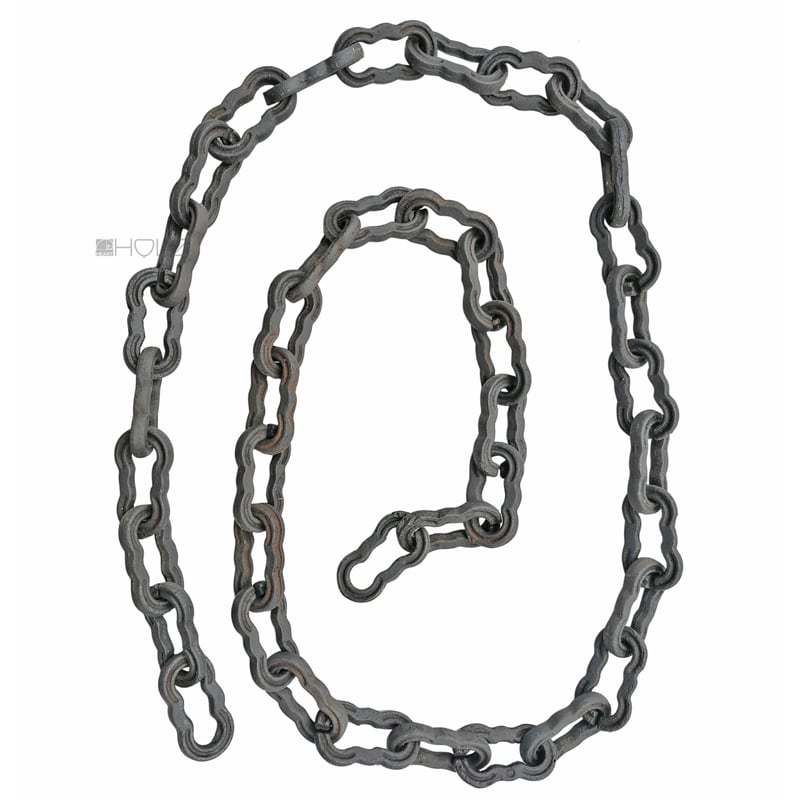 Absperrkette antik Einfriedung Eisen Grabmal Monument alt 2.40m 5kg