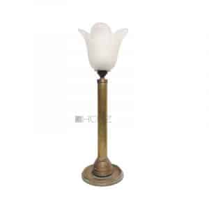 Tischlampe Jugendstil Steam Punk alt Grabenkunst 42cm