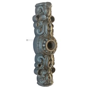 Basküle Fenstergetriebe antik Kasten Perlen alt 14mm Stange halbrund