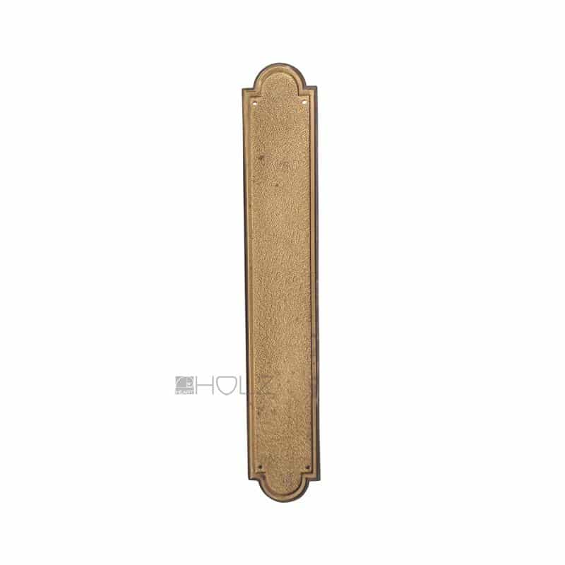 Fingerplatte antik Messing Langschild alt klassisch Frankreich 29cm