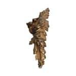 Supraporte antik Möbelbeschlag antik Bronze Beschlag feuervergoldet Lorbeer 37cm