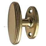 Fensterolive Art Deco oval Fenstergriff repro alt 68/51/43