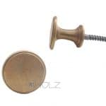 Möbelknauf Messing alt Möbelgriff Türknauf Türgriff Fensterknauf 34 mm