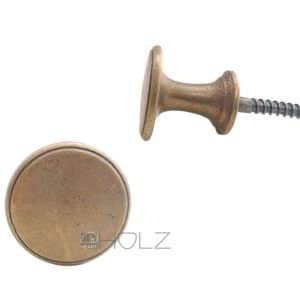 Möbelknauf Messing alt Möbelgriff Türknauf Türgriff Fensterknauf 34 mm