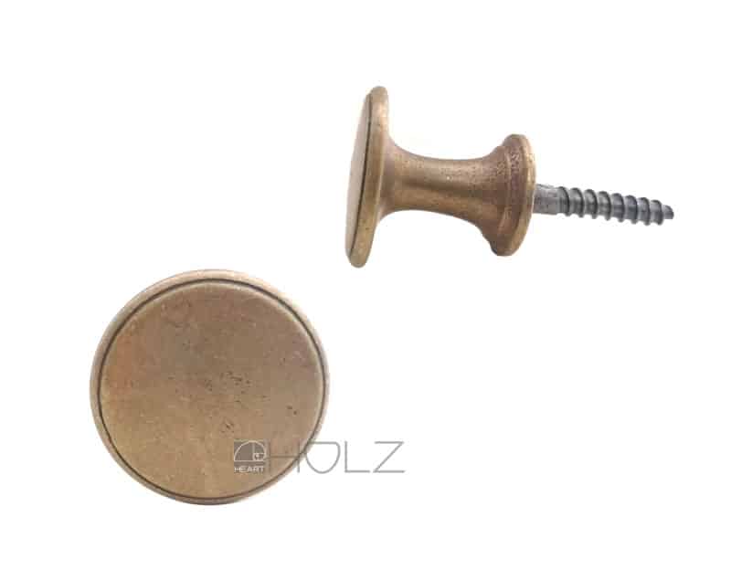 Möbelknauf Messing alt Möbelgriff Türknauf Türgriff Fensterknauf 34 mm