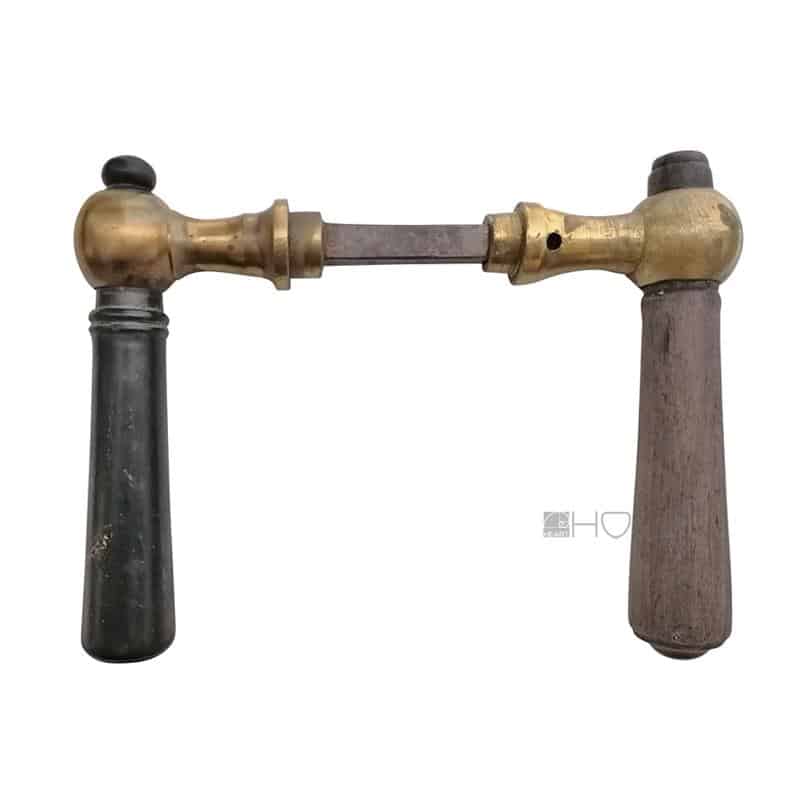Türdrücker antik Kugel Türklinken alt Jugendstil Horn 9er Vk