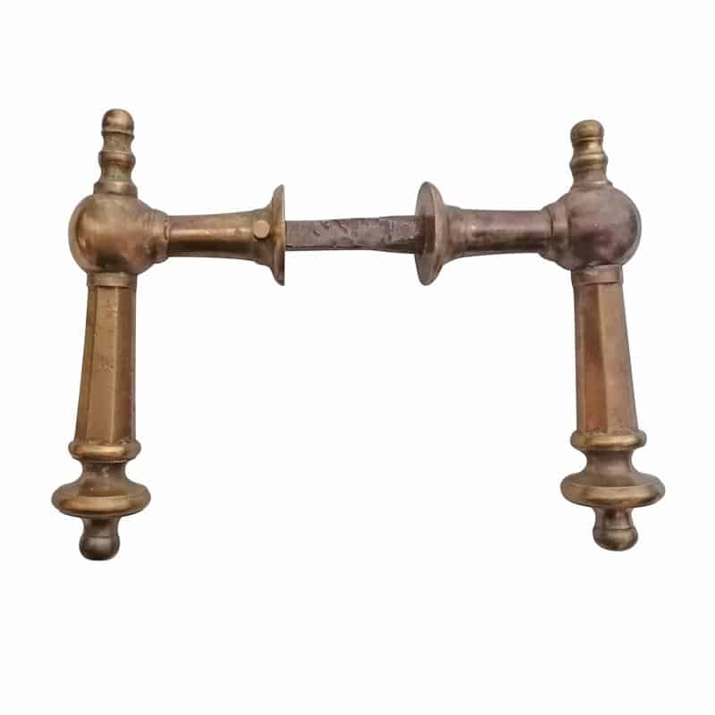 Biedermeier Türdrücker Kugel Messing Türklinken 8er Vk