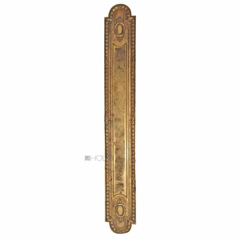 Fingerplatte Tür Langschild Frankreich Griffplatte klassizistisch alt 52cm