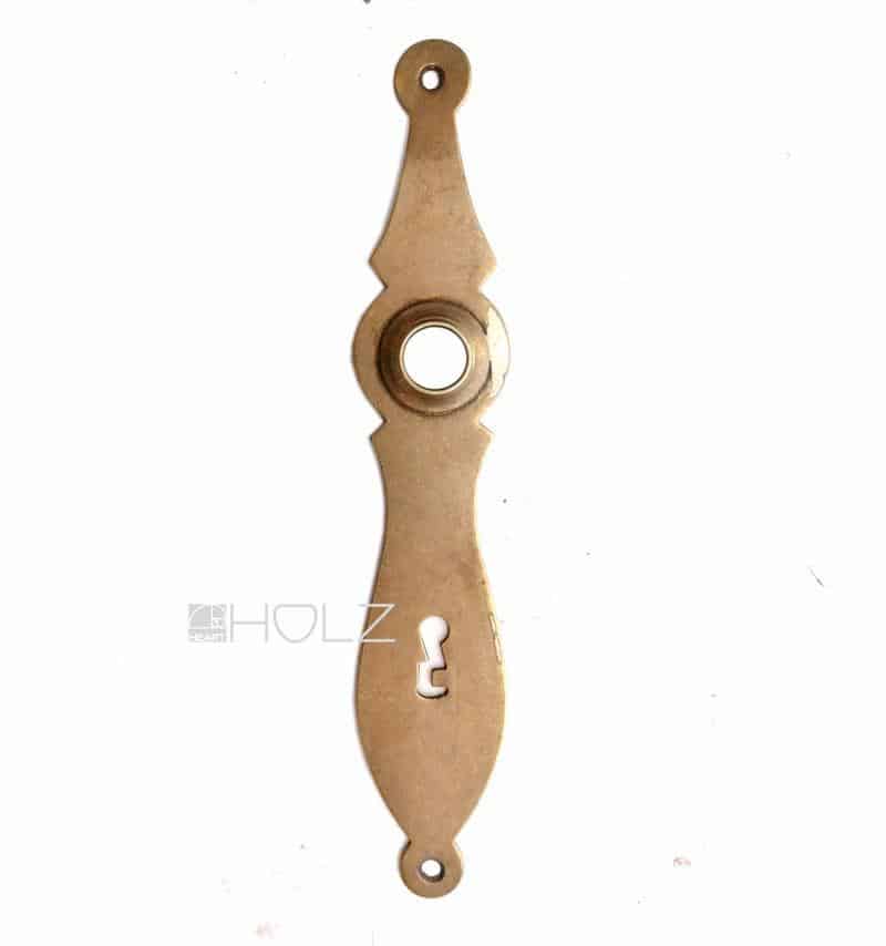 Langschild antik Biedermeier Messing alt Gründerzeit 16.7 mm 78 Langschild antik Biedermeier Messing alt Gründerzeit 16.7 mm 78