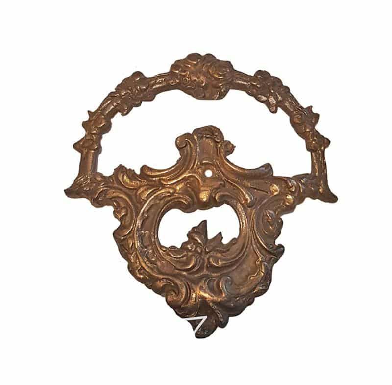 Möbelbeschlag antik Barock alt Bronze Zierbeschlag feuervergoldet Möbelbeschlag antik Barock alt Bronze Zierbeschlag feuervergoldet