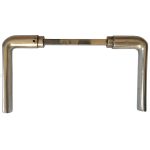 Türdrücker alt Bauhaus oval vernickelt Türklinken langer 17mm 8er Vk