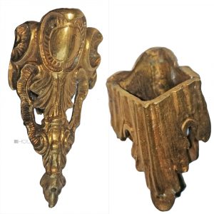 Möbel Bronze Beinbeschlag Möbelbein antik barock 116mm