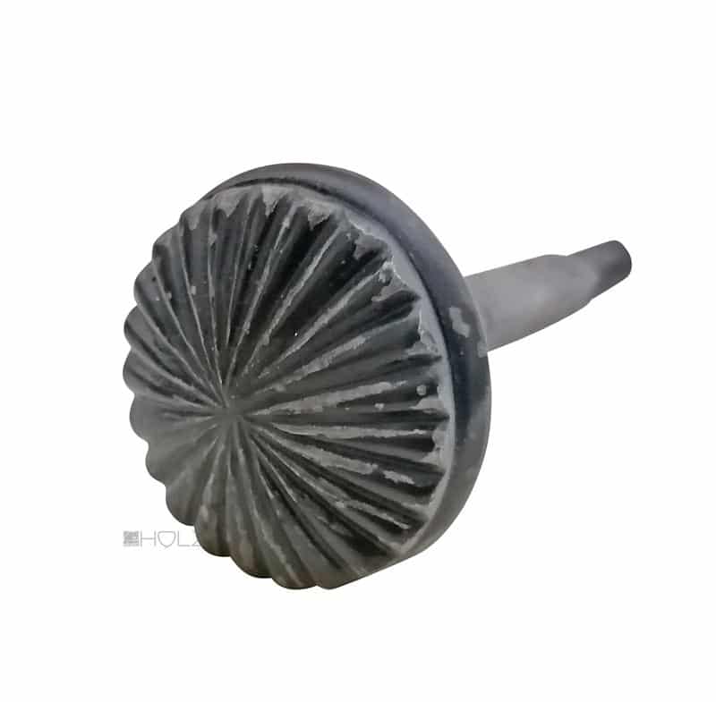 Türknauf antik Gusseisen Tür Türgriff alt schwarz 51mm