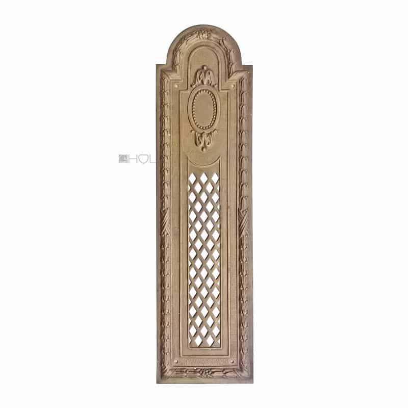 Fingerplatte antik Frankreich Messing klassizistisch 22cm