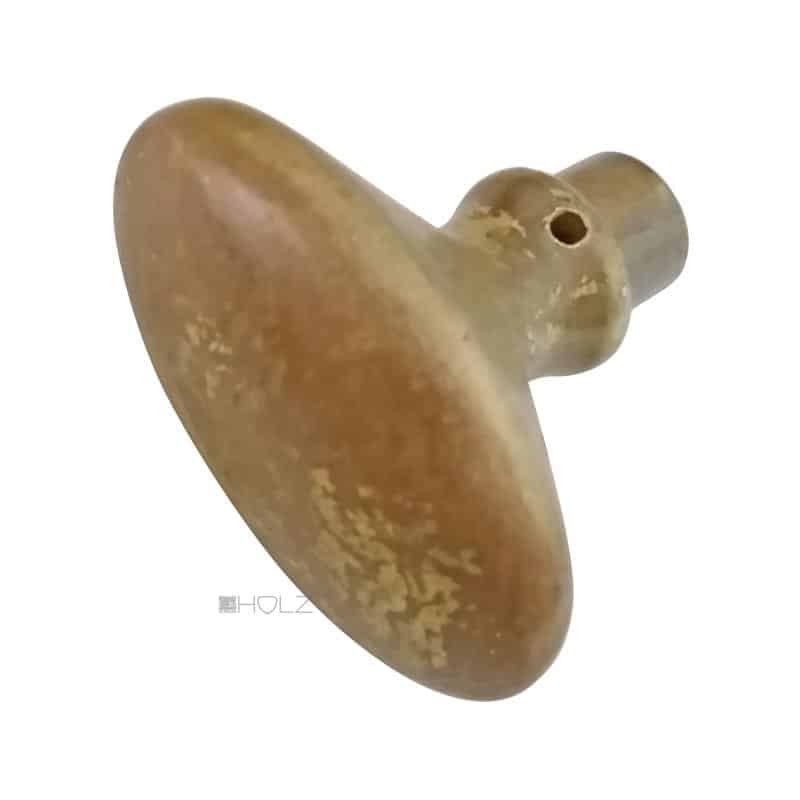 Türknauf Jugendstil Bronze Türgriff antik Türknopf alt oval 65mm 8er Vk
