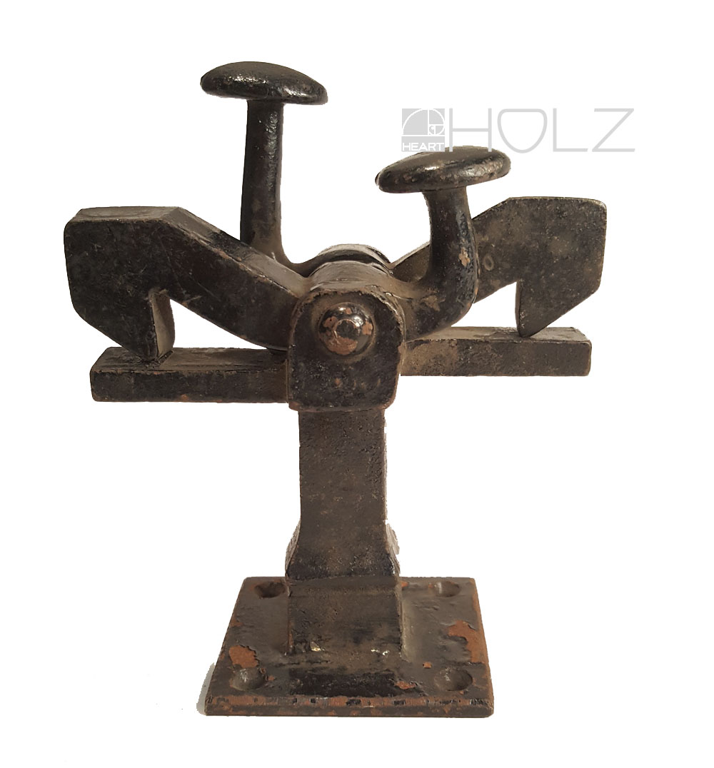 Türstopper antik Türhaken alt Schmiedeeisen massiv Eisen 1.2kg