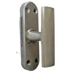 Basküle Fenstergetriebe 1920er alt 115mm Fensterolive Alu Links Reiber