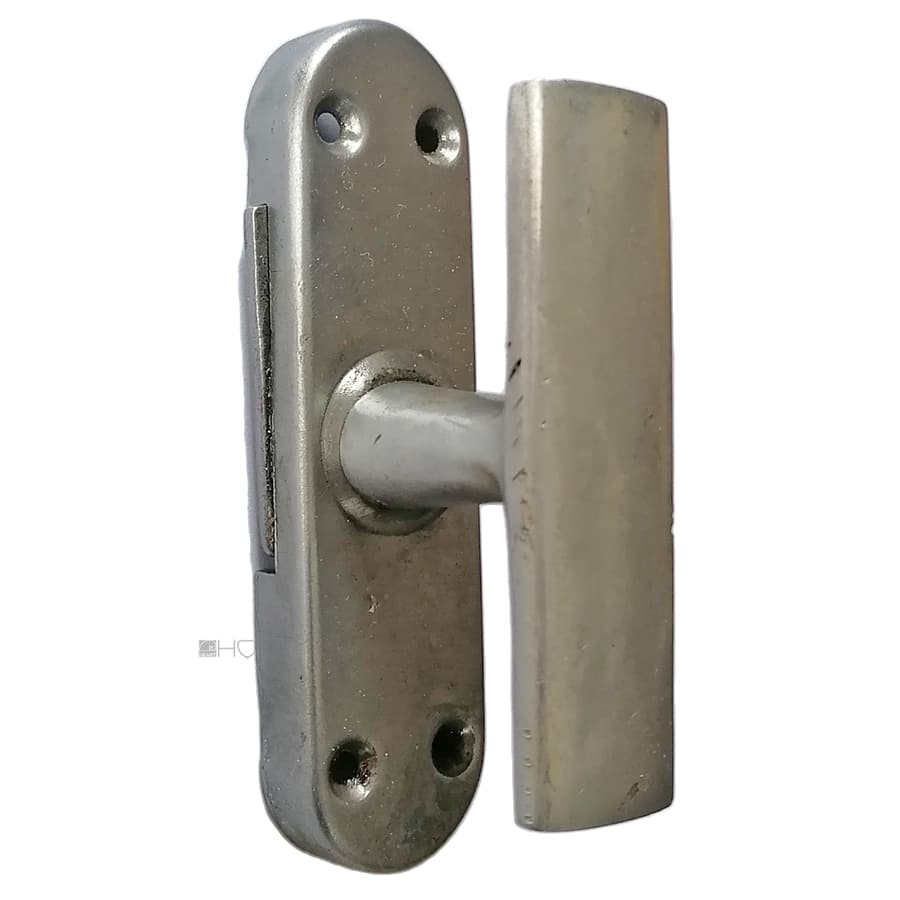 Basküle Fenstergetriebe 1920er alt 115mm Fensterolive Alu Links Reiber