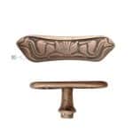 Eine prachtvolle Olive aus dem frühen Jugendstil Griffbreite : ca. 83 mm 8er Vierkantaufnahme mit Zapfenrosette