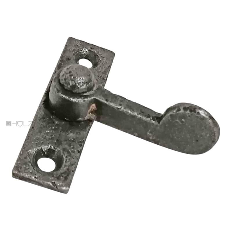 Fenster Vorreiber alt Platte Eisen Drehriegel plan 49mm