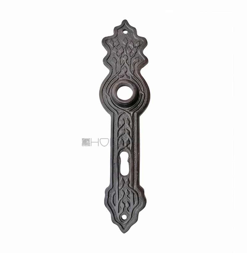 Langschild Jugendstil Türdrücker antik Türklinke Eisen 18.1 mm 72 alt Langschild Jugendstil Türdrücker antik Türklinke Eisen 18.1 mm 72 alt