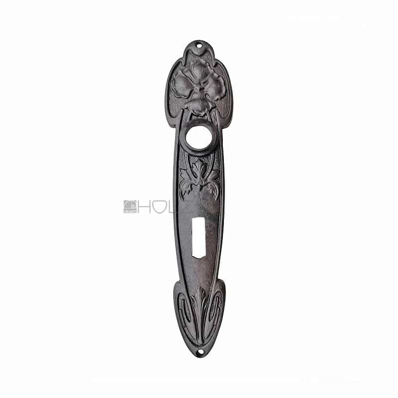 Langschild Jugendstil Eisen Türdrücker Türklinke antik alt Mohn 19.2 mm 83 Langschild Jugendstil Eisen Türdrücker Türklinke antik alt Mohn 19.2 mm 83