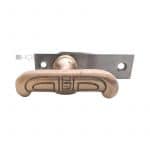 1 x Fenstergriff mit Einreiber Griffbreite : 53 mm Grundplatte : 95 x 23 mm mit Einreiber