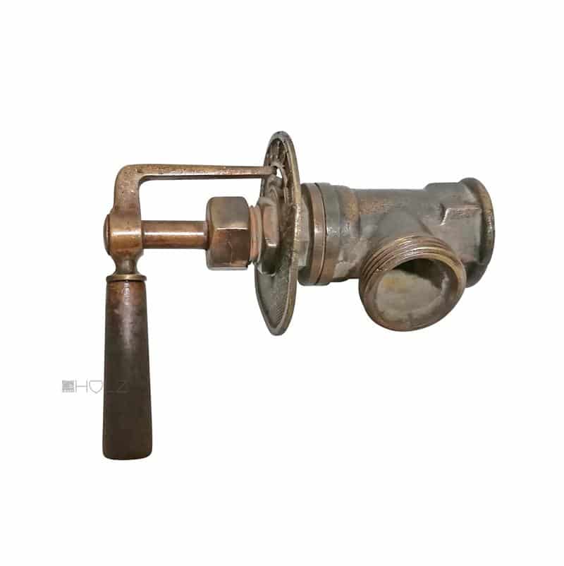 Heizregler Jugendstil antik alt Messing Ventil Heizung Frankreich