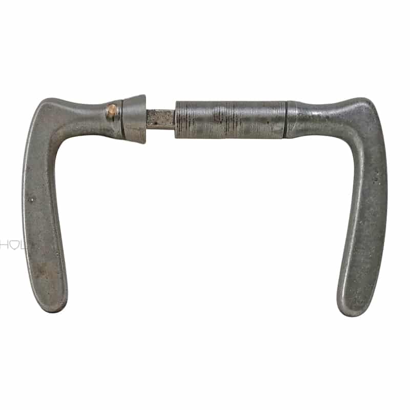 Türklinken Kastenschloss 1920er alt Türdrücker Eisen groß 20.3mm 9er Vk Türklinken Kastenschloss 1920er alt Türdrücker Eisen groß 20.3mm 9er Vk
