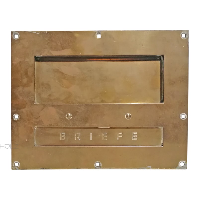 Bauhaus Briefklappe alt 1920er Avantgarde Post Schlitz Tür 22cm