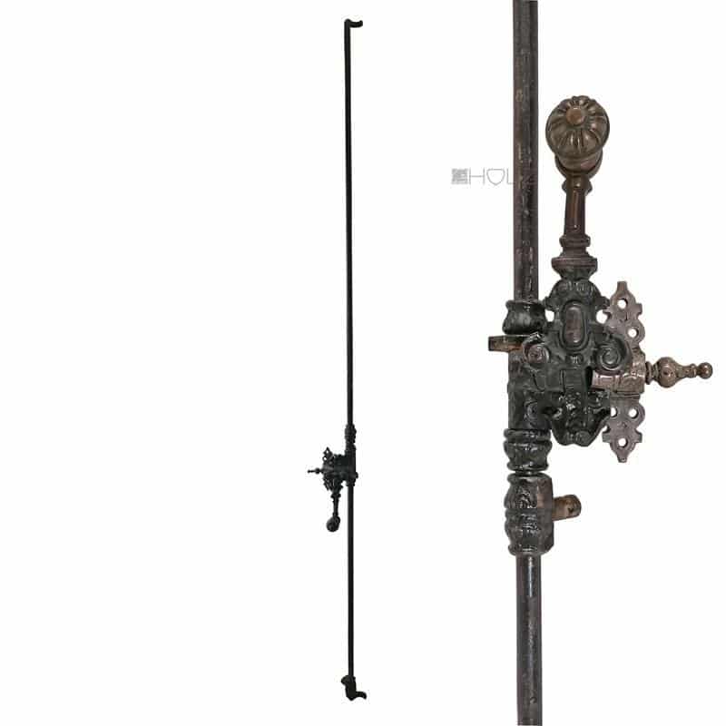 2017-F Bremer Stange Fenster Verriegelung antik Espagnolette 1.4cm 155