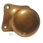 Türknauf Bauhaus Türgriff Messinggriff Alt Messing rund 40mm