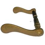 Türdrücker antik Berliner Welle alt schlank 15mm 8er Vk