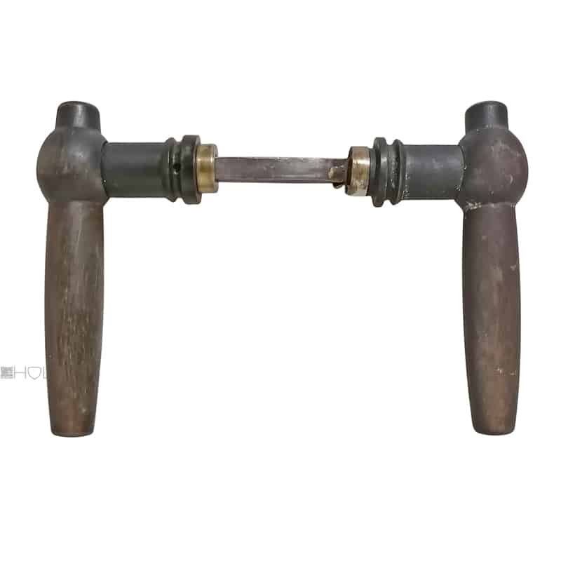 Türdrücker Art Deco Horndrücker alt Türklinken 17.9mm 8er Vk