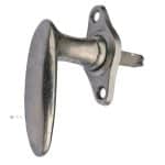 Fenster Halbgriff Fensterolive alt 1920er oval Art Deco 65/43/43