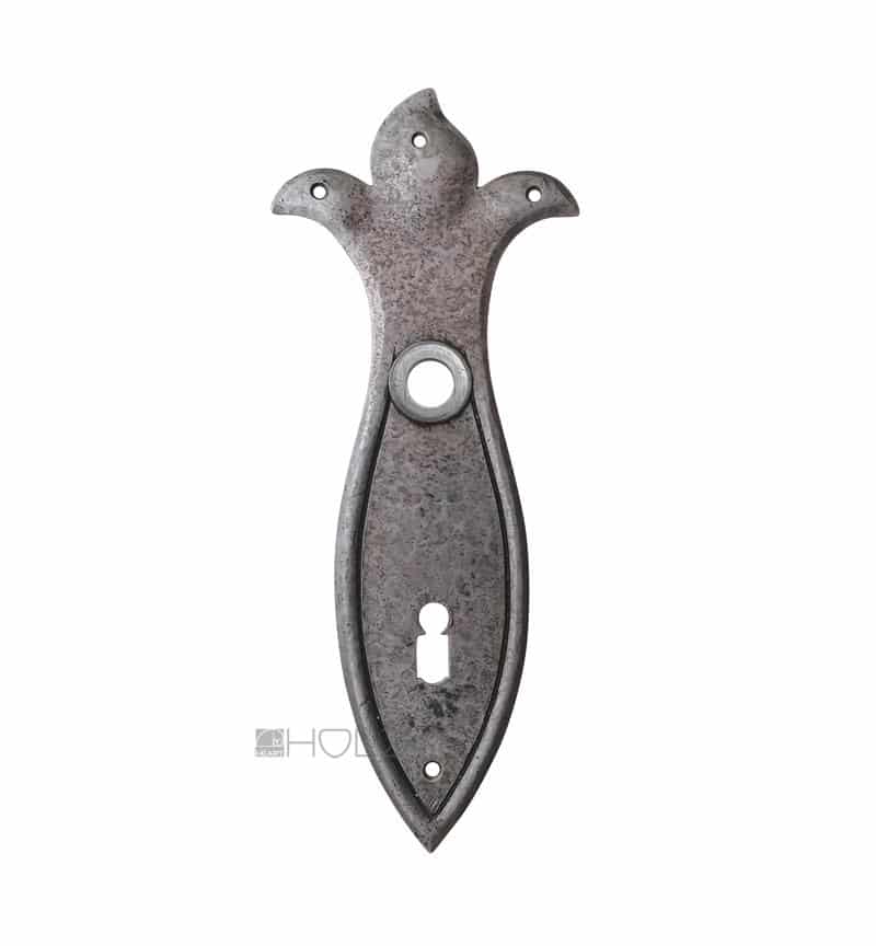Langschild antik Eisen geschmiedet Türdrücker Türbeschlag 15.2 mm 78 Langschild antik Eisen geschmiedet Türdrücker Türbeschlag 15.2 mm 78