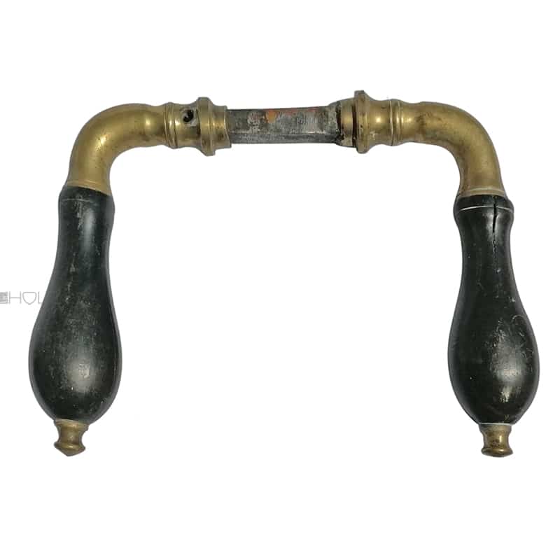 Türdrücker antik Jugendstil Ebenholz alt Türklinken 15.4mm 9er Vk