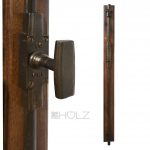 Basküle antik Art Deco Fensterolive Stangenverschluss alt 82cm