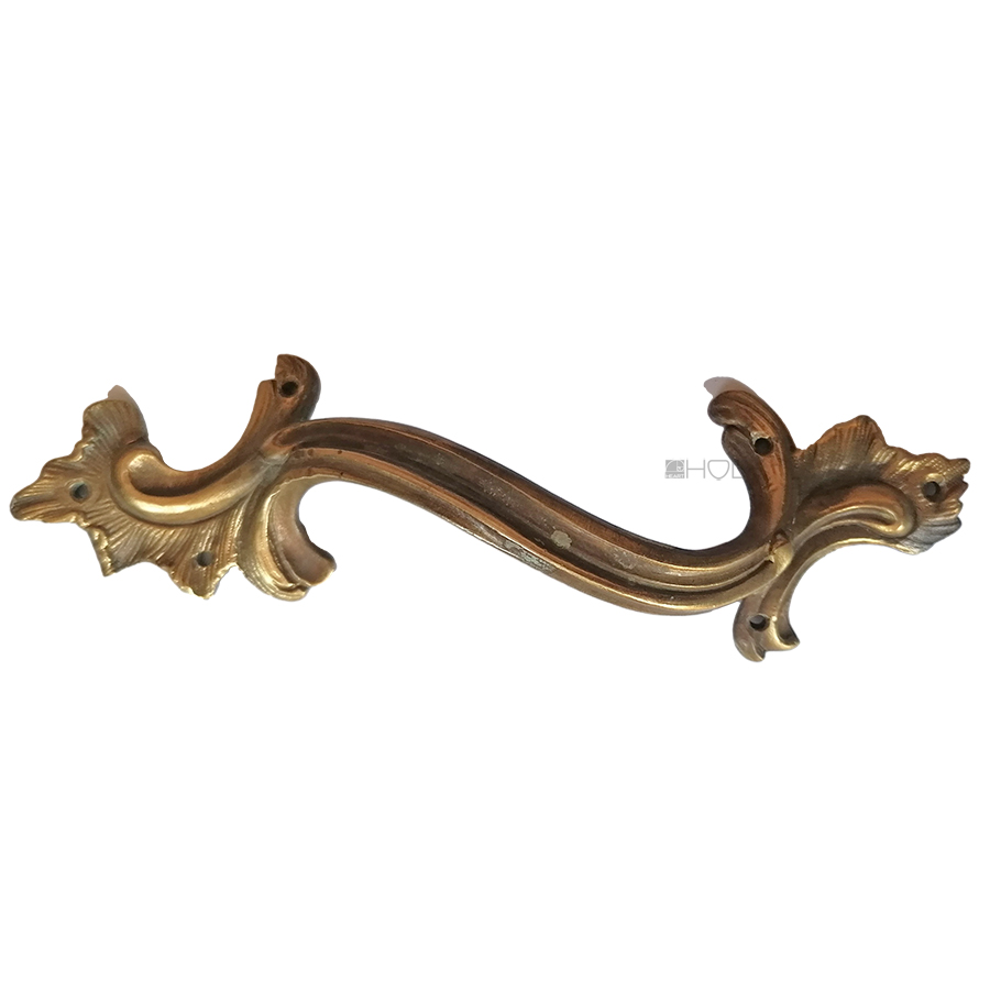 Bronze Schubladengriff antik neo barock Möbelgriff 16.2cm