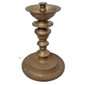 Großer Kerzenständer antik Messing Kerzenleuchter 4540gr.