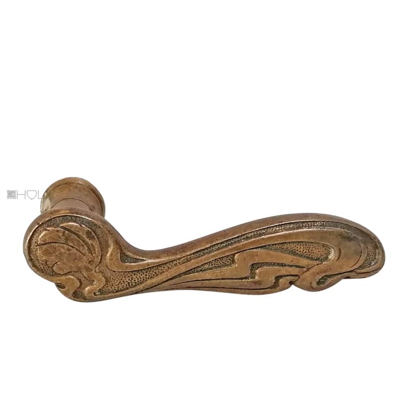 Türdrücker Jugendstil floral alt links Türklinke 16.1mm 8.5er Vk
