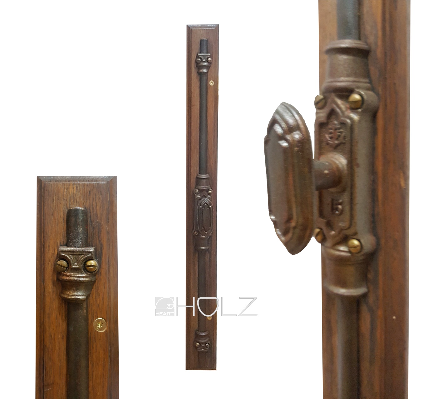 Fenster Riegel Basküle antik Frankreich alt Verschluss 61cm
