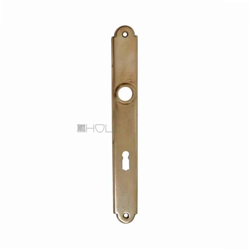 Türbeschlag Wiener Jugendstil Langschild für Türdrücker 15.8 mm 72