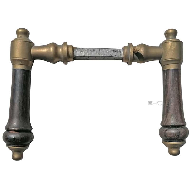 Türdrücker antik Ebenholz alt Türklinken 14.6mm 8.5er Vk