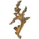Möbel Bronze Beschlag antik Rankwerk Blattwerk 18.3cm